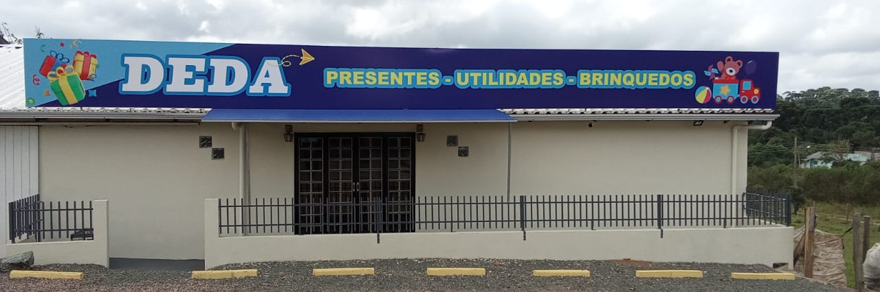 DEDA PRESENTES E UTILIDADES NA VILA EMA  JA ESTAMOS ATENDENDO COM OTIMOS PREÇOS E PROMOÇOES VENHA CONFERIR EM FRENTE AO MERCADO DEDA VILA EMA RIO NEGRO PR